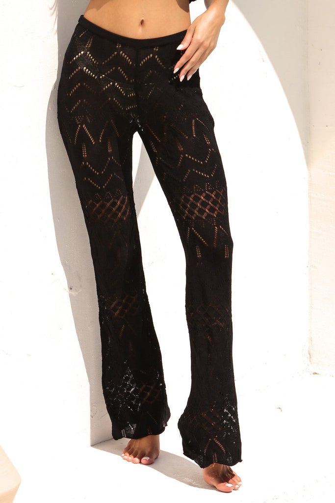 Black Playa Pants Set