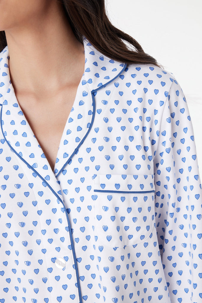 Hearts Paola Polo Pajamas