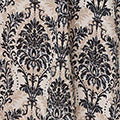 Baroque Print Relaxed Short Shift Dress