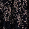 Floral Print Cap Sleeve Lace Maxi Dress