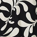 Leaf Print Puff Sleeve Wrap Midi Dress