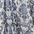 Paisley Cap Sleeve Knee Length Dress