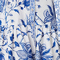 Printed Tie Waist 1/2 Sleeve Short Dress
