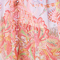 Printed Puff Sleeve Empire Maxi Dress
