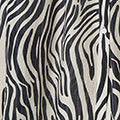 Zebra Print Tie Waist Midi Shirt Dress