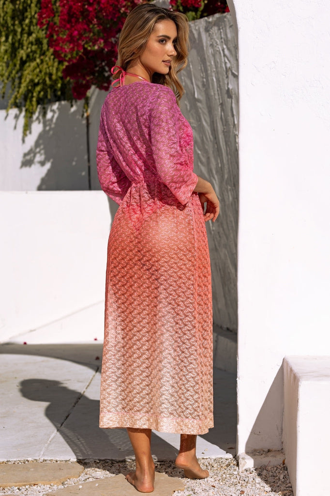 Sunset Ombre Coverup-Long
