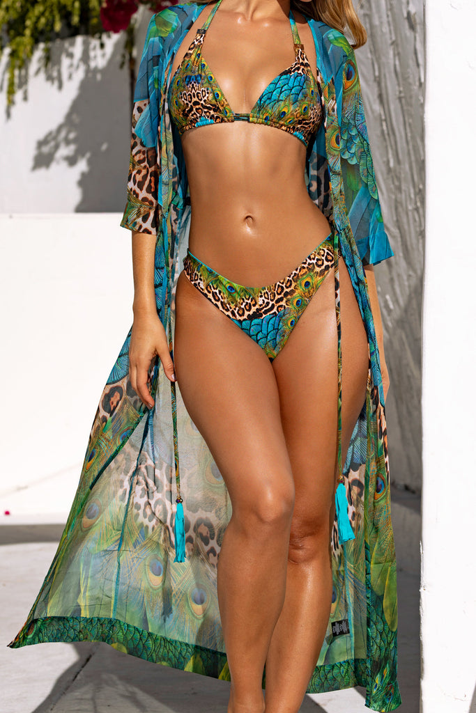 Emerald Savannah Coverup - Long