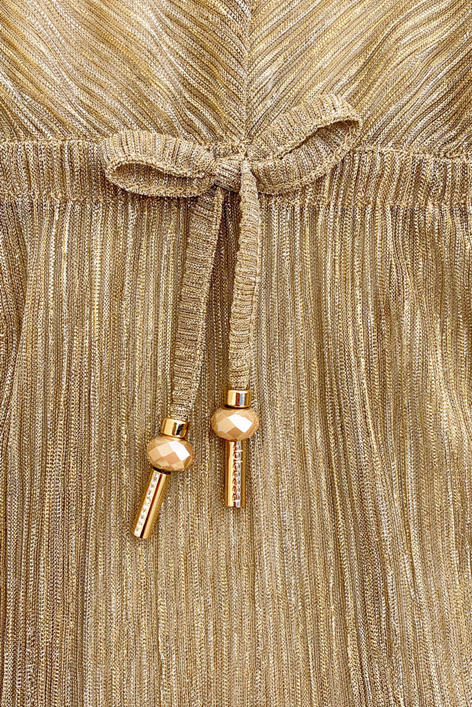 Gold Divina Coverup Dress-Long
