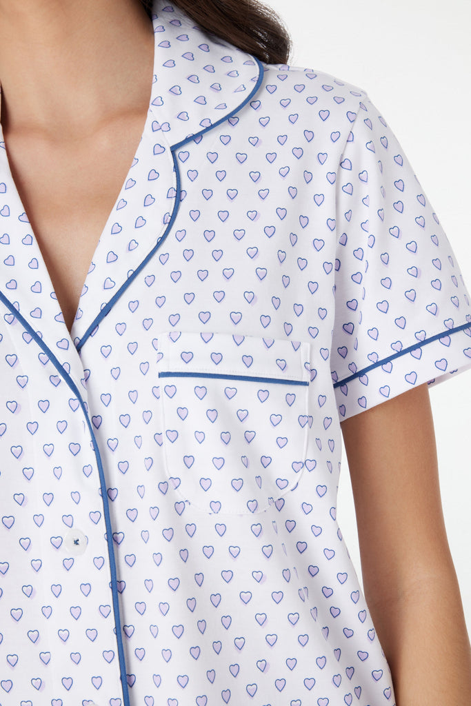 Hearts Polo Pajamas