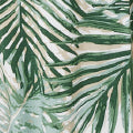 Leaf Print High Waist Harem Pants