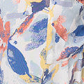 Leaf Print High Waist Harem Trousers