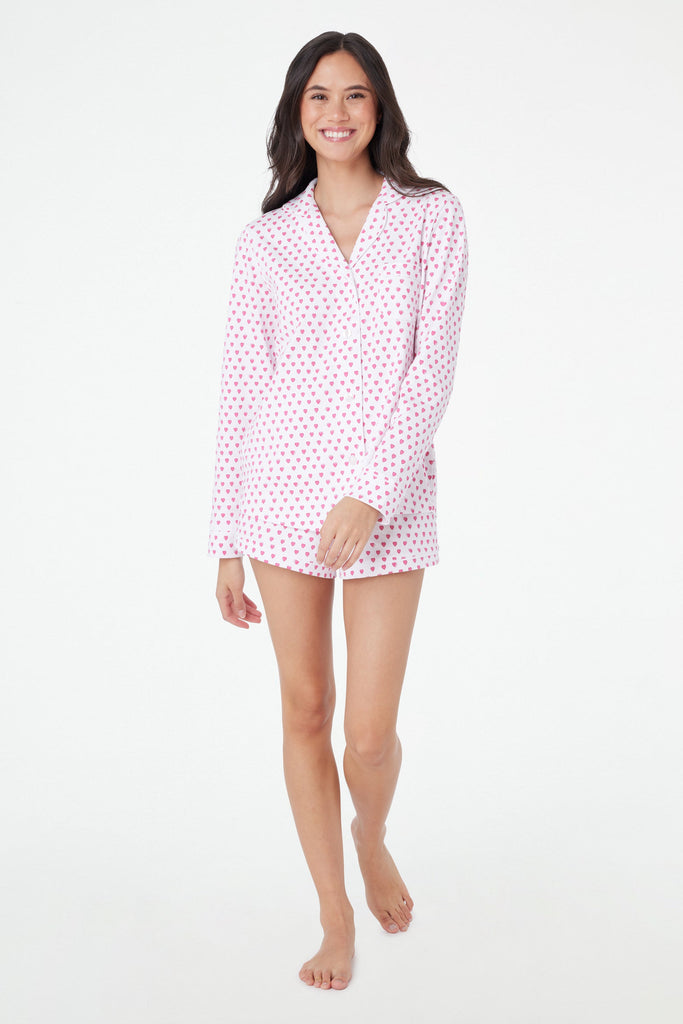 Hearts Paola Polo Pajamas