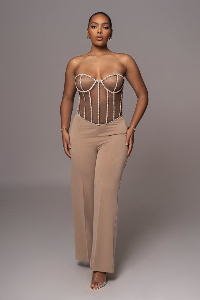Dark Limited Edition Rhinestone Crystal Corset