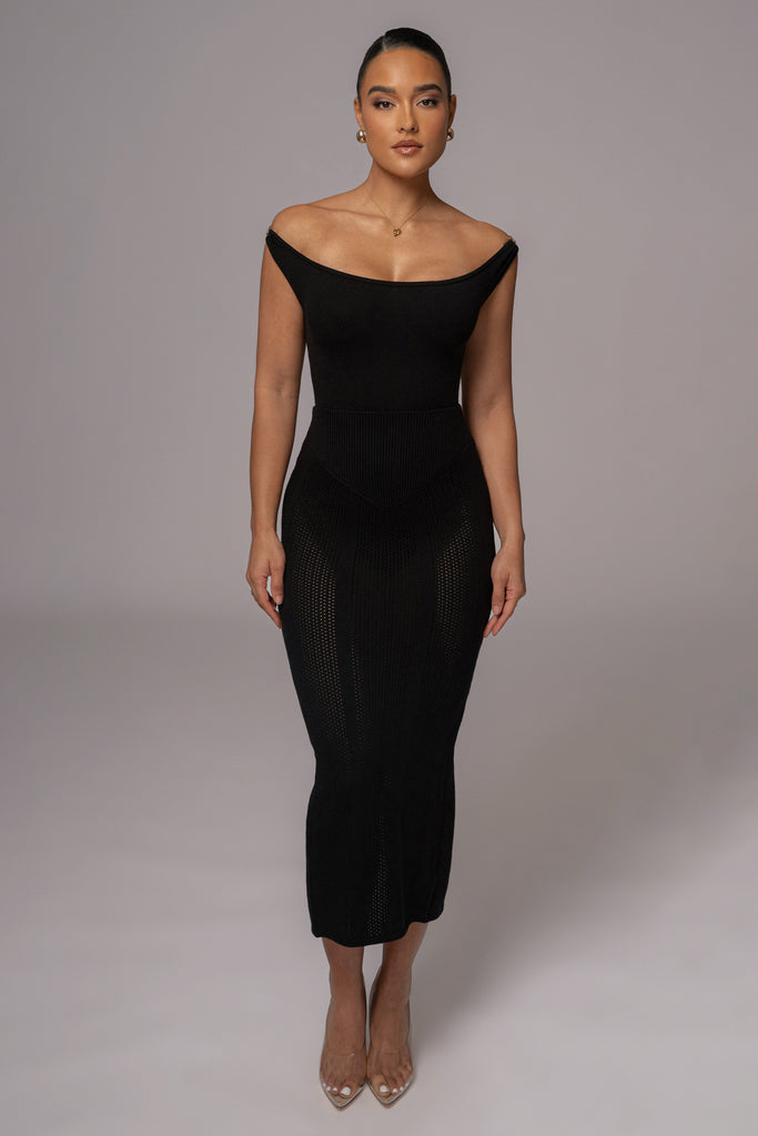 Black Off The Shoulder Bodysuit