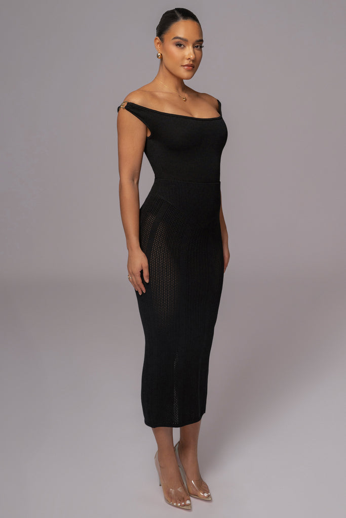 Black Off The Shoulder Bodysuit