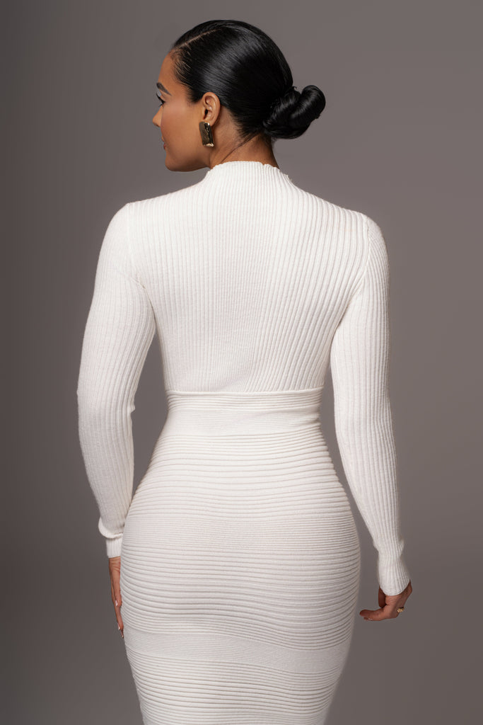 Ivory Eliz Midi Dress