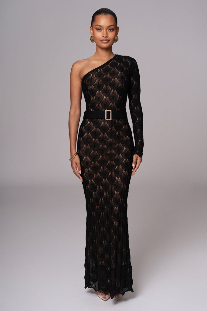 Black La Costa One Shoulder Dress