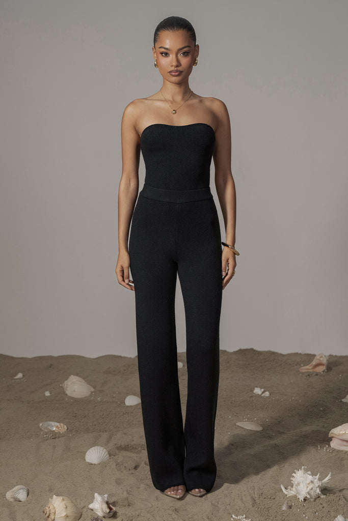 Black Tropic Oasis Top