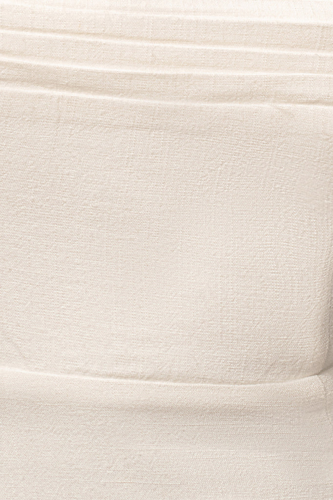 Ivory Horizon Linen Corset