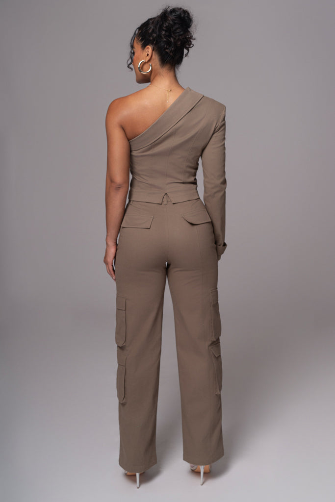 Olive Amal One Shoulder Top