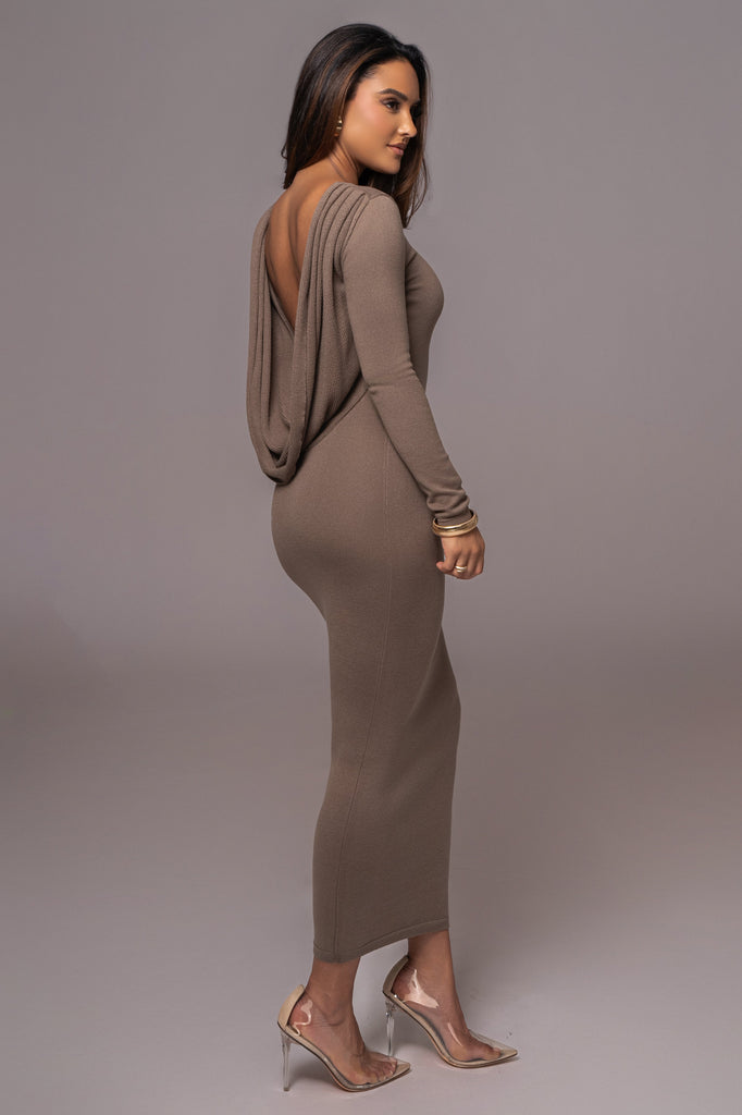 Deep Olive Heavenly Knit Maxi Dress