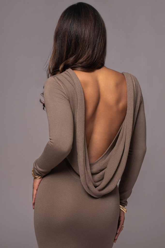 Deep Olive Heavenly Knit Maxi Dress