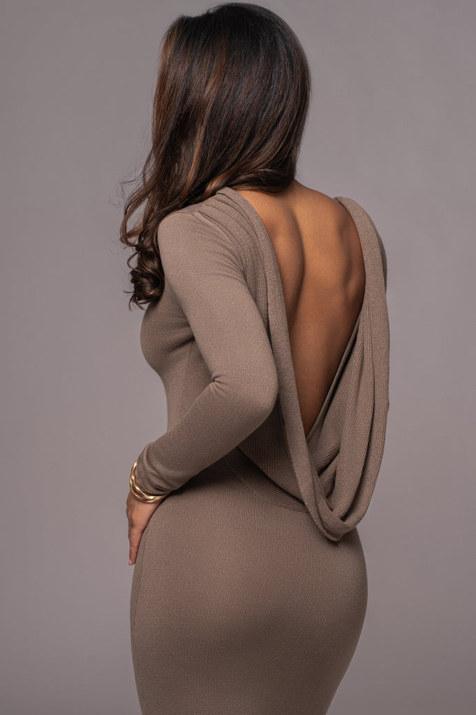 Deep Olive Heavenly Knit Maxi Dress
