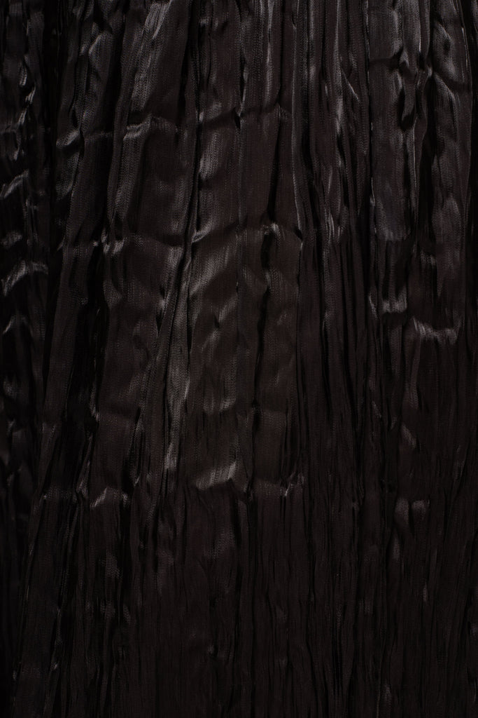 Black Let's Get Away Satin Pant Set