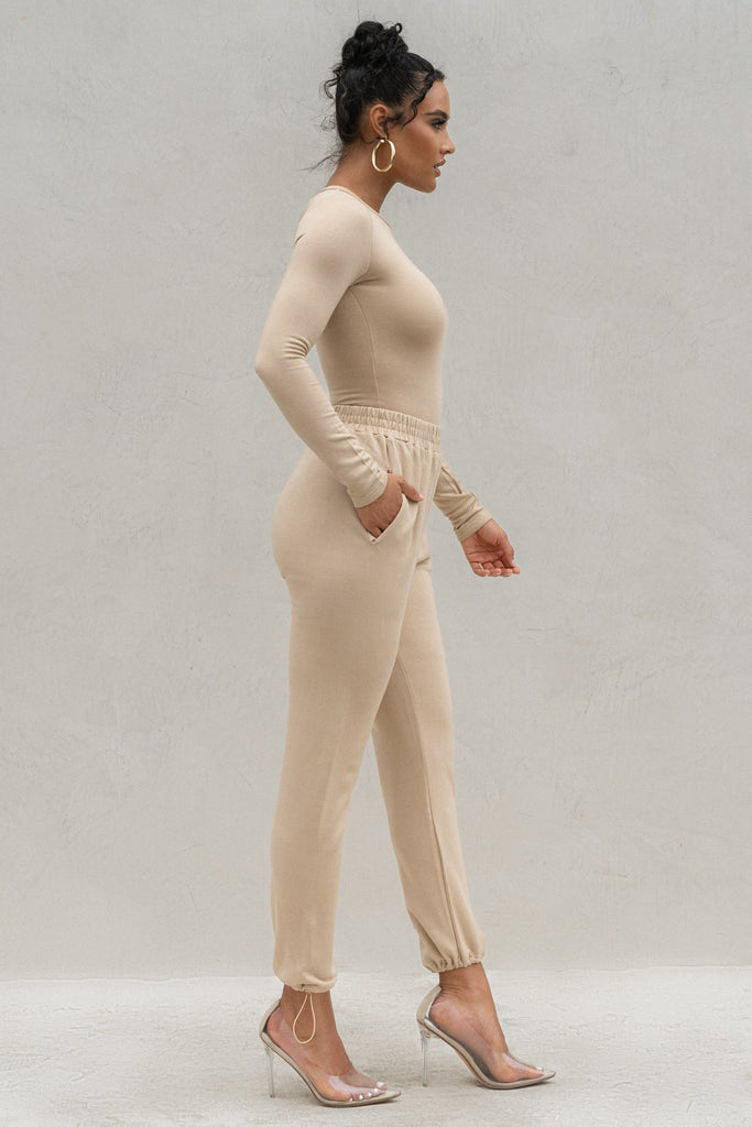 Beige No Limits Joggers