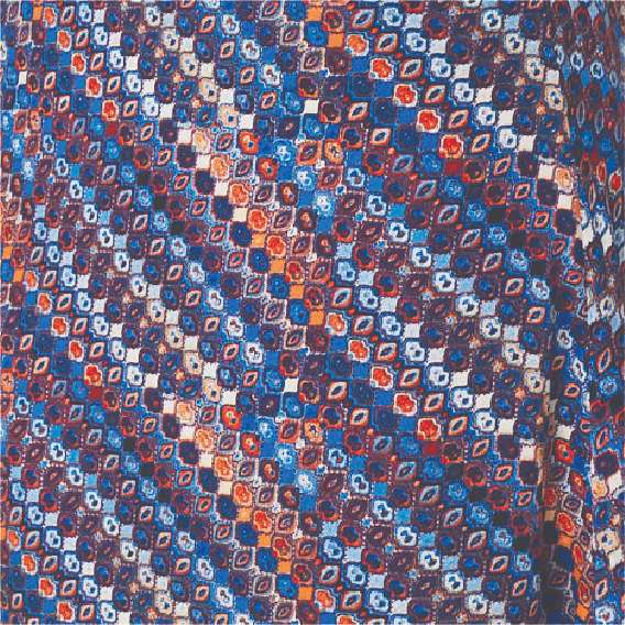 Printed Belt Detail Maxi Skirt