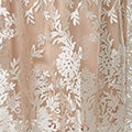 Floral Embellished High Waist Midi Skirt