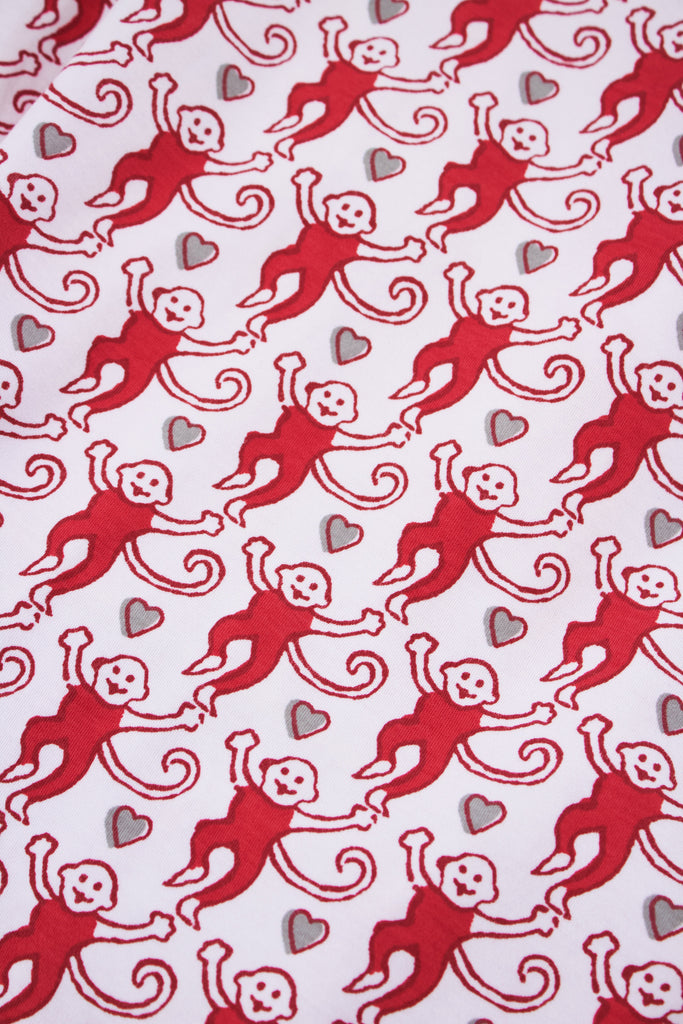 Lovely Monkey Polo Pajamas