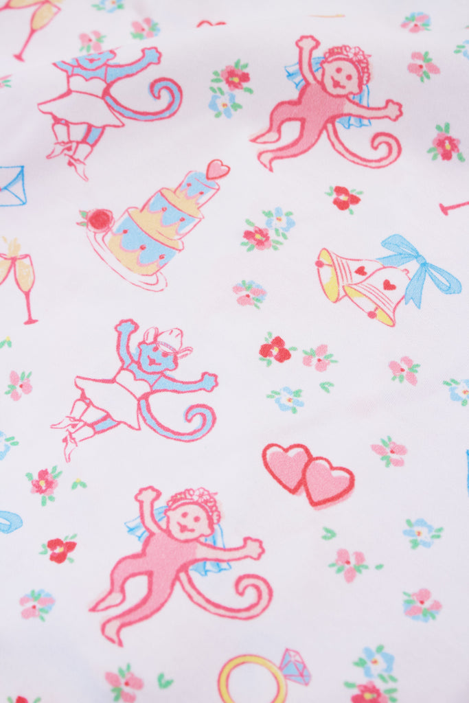 Monkey Said Yes Long Sleeve Polo Pajamas