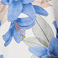 Floral 3/4 Flared Sleeve Relaxed Blouse