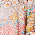 Floral Long Sleeve Longline Tunic Shirt