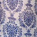 Baroque Print 3/4 Sleeve Relaxed Blouse