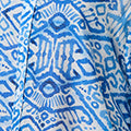 Aztec Print 3/4 Sleeve Relaxed Blouse
