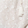 Floral Embroidered Bardot Neck Top