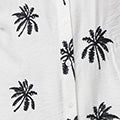 Tropical Print Relaxed Long Sleeve Shirt