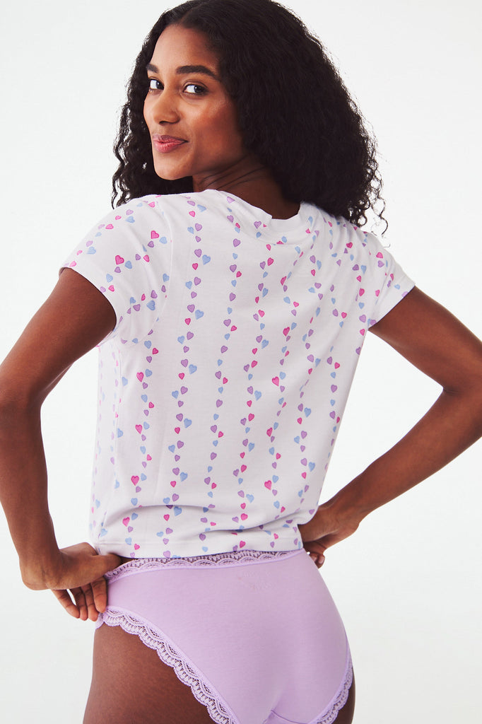 Falling Hearts Baby Tee