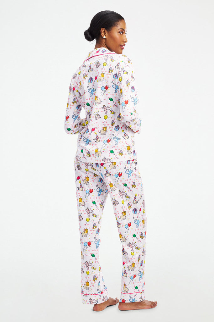 Birthday Bonanza Long Sleeve Polo Pajamas