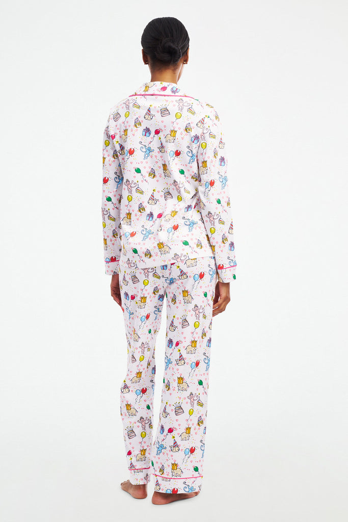 Birthday Bonanza Long Sleeve Polo Pajamas