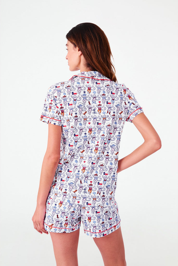 Dallas Monkey Polo Pajamas
