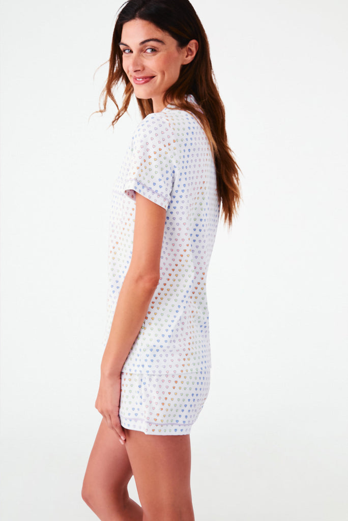 Disco Hearts Polo Pajamas