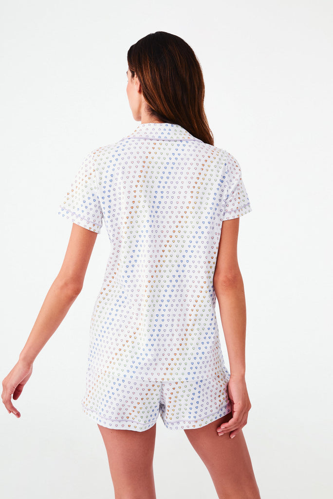 Disco Hearts Polo Pajamas