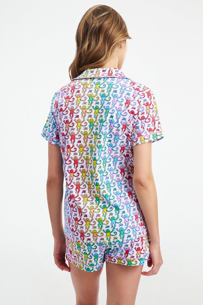 Disco Monkey Polo Pajamas