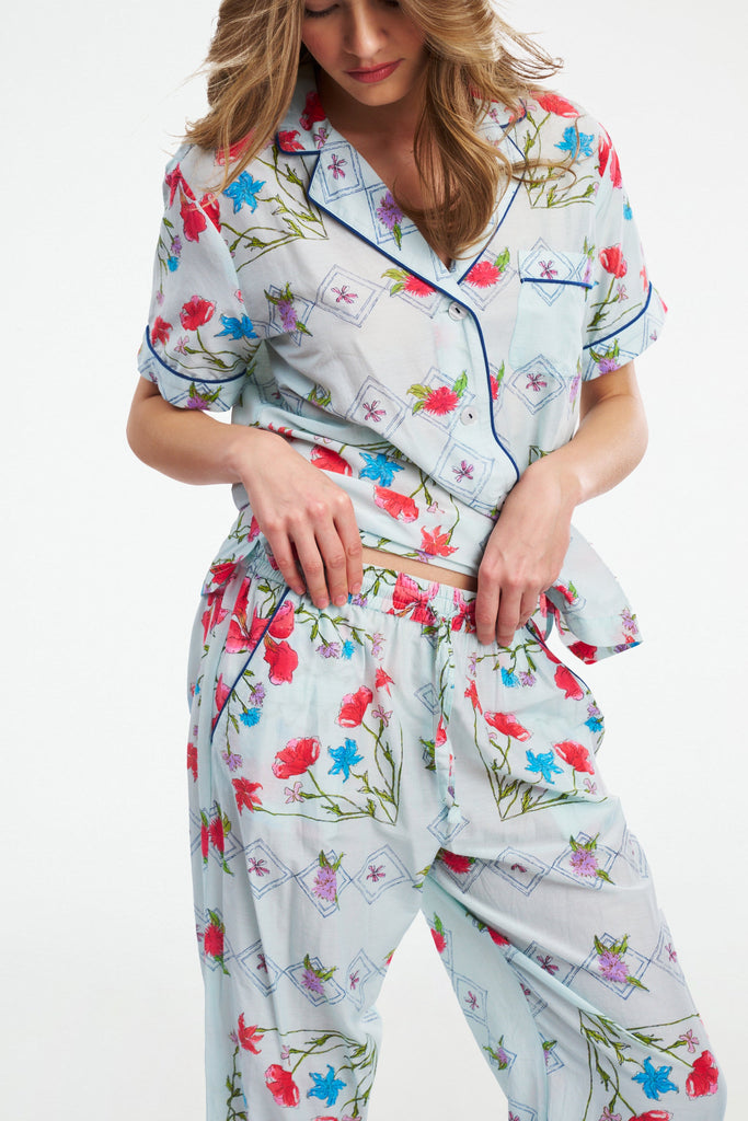 Greta Floral Scarf Liza Set