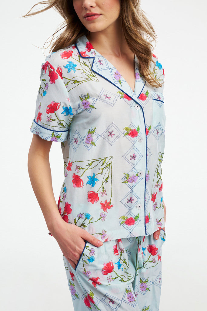 Greta Floral Scarf Liza Set