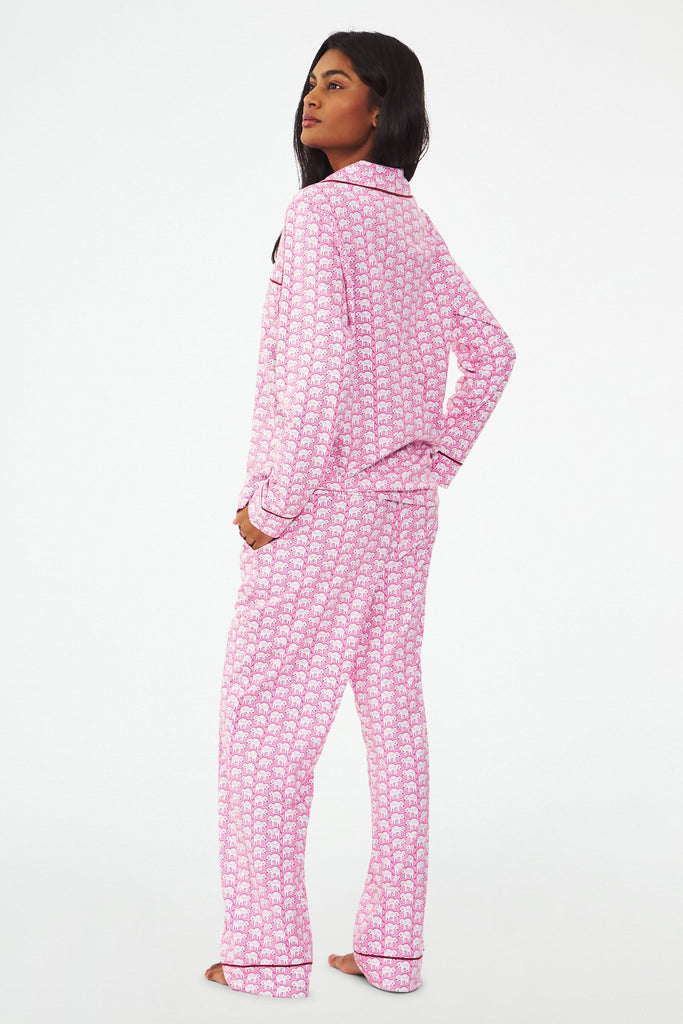 Hathi Long Sleeve Polo Pajamas