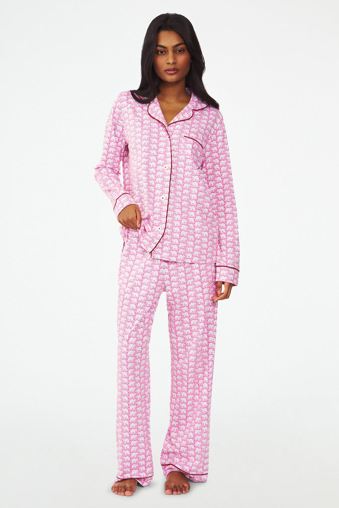 Hathi Long Sleeve Polo Pajamas